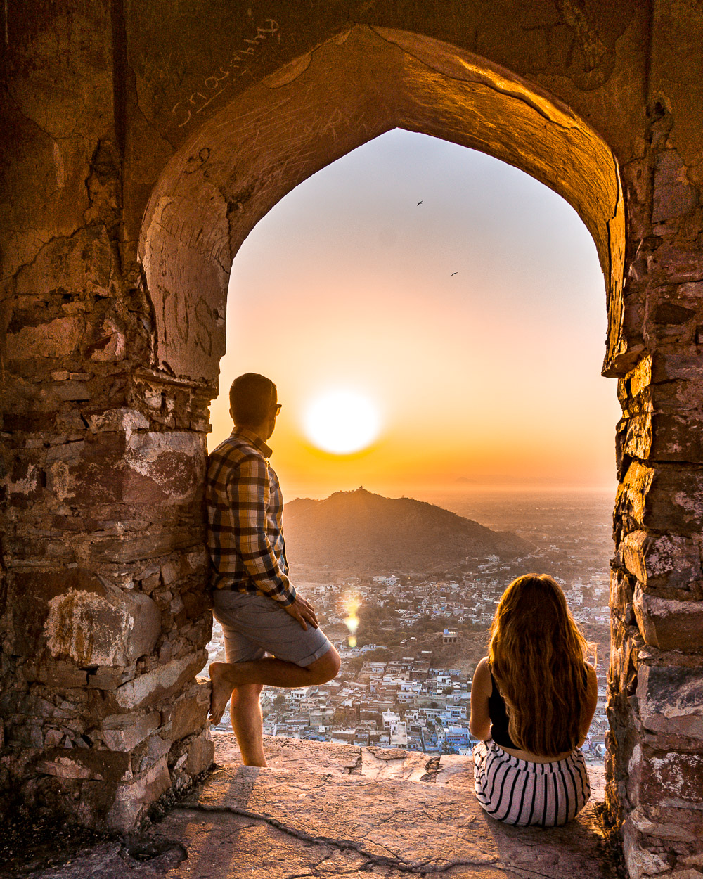 Amer Fort Sunrise in Jaipur, India