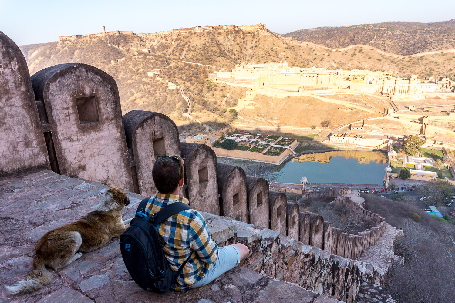View of Amer Palace from Amer Wall