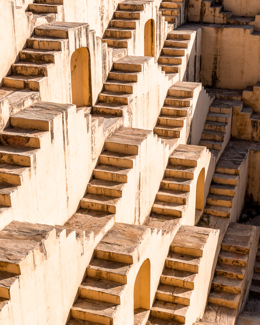 The Stepwell Panna Meena Ka Kund in Jaipur, India
