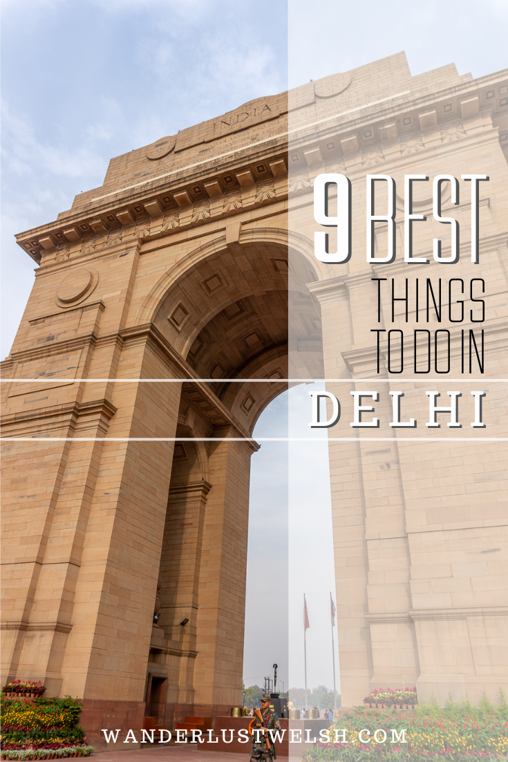 India Gate arch in Delhi