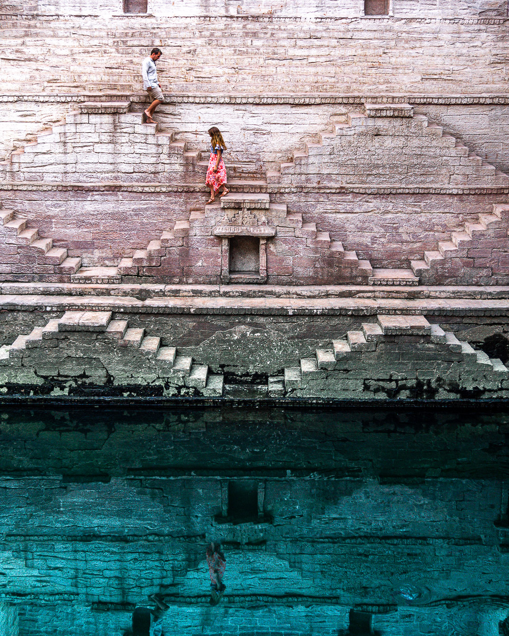 Toorji Ka Jhalra Bavdi Stepwell in Rajasthan, India