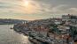 A sunset view of the riviera next to the Duoro River
