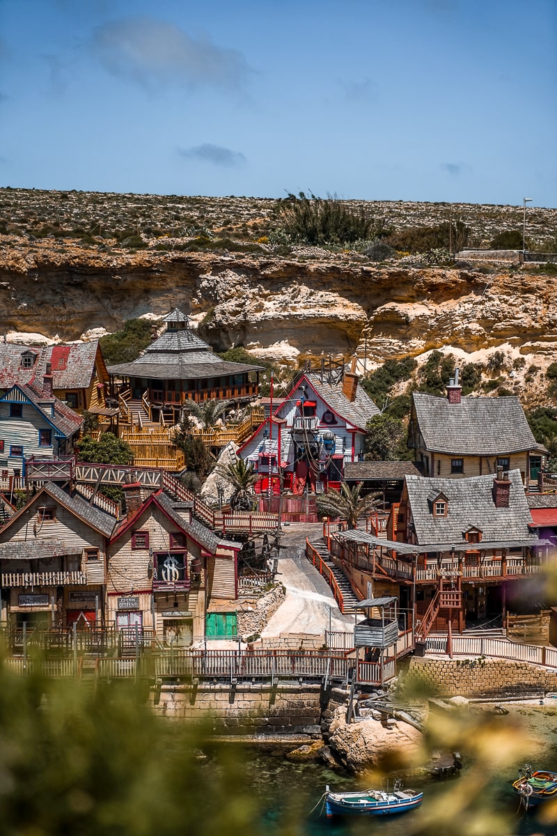 The Popeye Village on Malta - a movie set of pirate houses