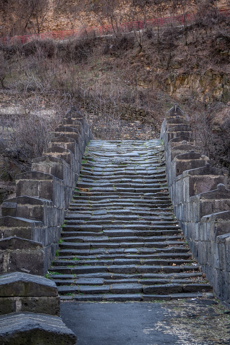 An ancient stone bridge