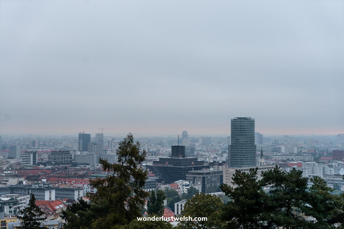 A panoramic view of Bratislava
