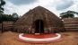 A traditional Rwandan King's palace - a wicker beehive shaped structure